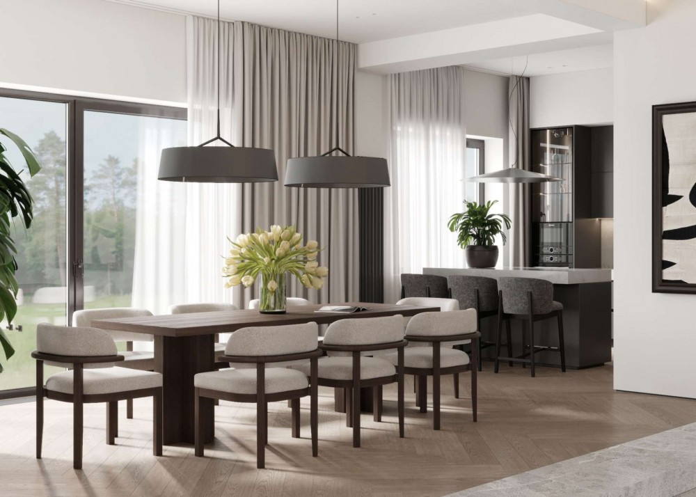 Дом, где минимализм становится стилем жизни